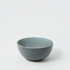 Gulches Decorative Bowls: Handcrafted Aqua Rustic Ceramic Soup Bowl - 3 of 4