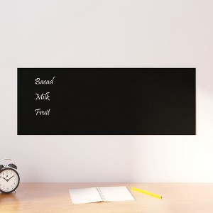 vidaXL Wall-mounted Magnetic Board Black 31.5"x11.8" Tempered Glass - 1 of 4