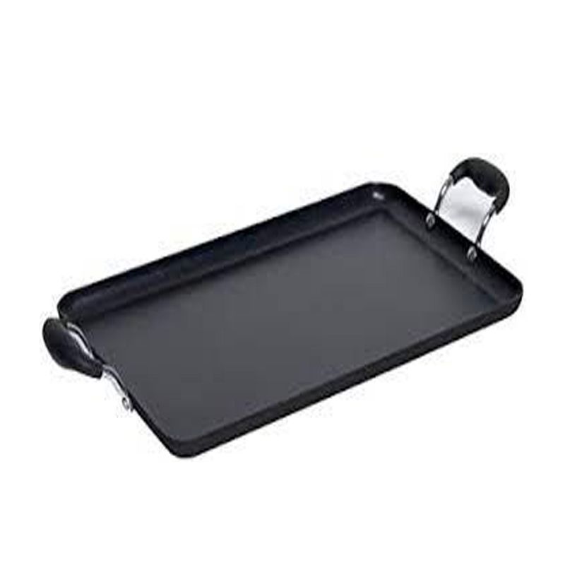 Winco Hard Anodized Aluminum Griddle, 19.62" x 12.25", 2 of 3