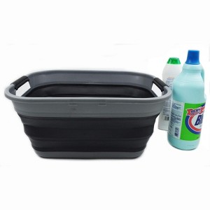 SAMMART 17.5L (4.6 Gallon) Collapsible/ Portable Washing Tub, Water Capacity 13.5L/3.5 Gallon - 1 of 4