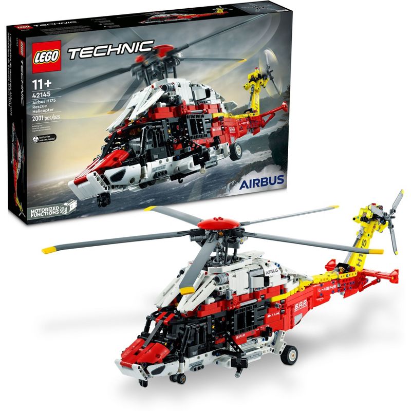 LEGO Technic Airbus H175 Rescue Helicopter Toy Model 42145, 1 of 8