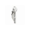 Black Bow Jewelry Rhodium Plated Silver Keep Shining, Keep Reaching, Crown Necklace - 2 of 4