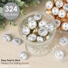 Big Dot of Happiness We Still Do - Wedding Anniversary - Anniversary Party Small Round Candy Stickers - Party Favor Labels - 324 Count - 2 of 4