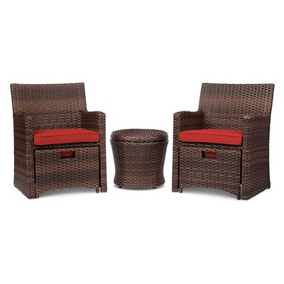 target grey wicker patio furniture