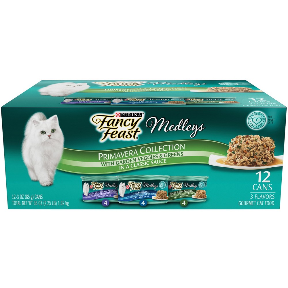 UPC 050000575305 product image for Fancy Feast Elegant Medleys Primavera Collection with Garden Greens | upcitemdb.com