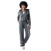 Kuromi Hearts & Bows Women's 2-Pack Charcoal Long Sleeve Crop Hoodie & Joggers Combo Set - 2 of 4
