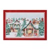 Storybook Christmas Village Holiday Placemat Set of 4 - Multicolor - 13x19 - Elrene Home Fashions - 3 of 4