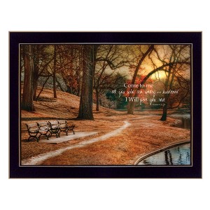 "I Will Give You Rest" by by Robin-Lee Vieira, Ready to Hang Framed Print, Black Frame - 1 of 1