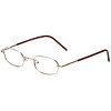 Calabria Flex Plus Kids X-Small Designer Reading Glasses Model 98 in Gold 43 mm - 2 of 4