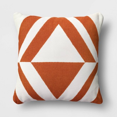 throw pillows rust color