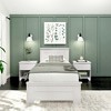 Plank+Beam Farmhouse Twin Bed Frame with Headboard, Solid Wood Platform Bed - 4 of 4