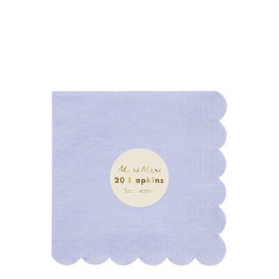 Large Soft Lilac Paper Napkins - Thumbnail 5