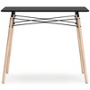 Signature Design by Ashley Contemporary Jaspeni Home Office Desk, Black/Natural - 2 of 4