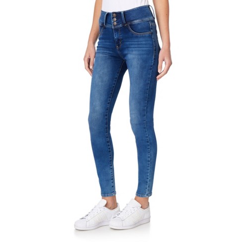 WallFlower Women's Sassy Skinny High-Rise Insta Soft Juniors Jeans  (Standard and Plus) 