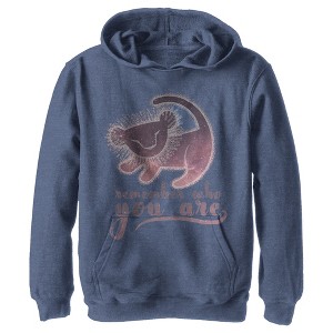 Boy's Lion King Simba Remember Who You Are Pull Over Hoodie - 1 of 4