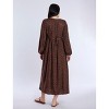 Women's Long Sleeve Button Front Maternity Midi Dress | Motherhood Maternity - 2 of 4