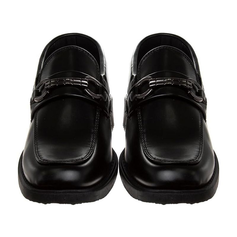 Josmo Boys' Slip-On Dress Shoes with Metal Accent: Classic Oxford Dress Shoes with Slip-On Design (Big Kids), 3 of 8