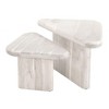 Navidic Coffee Table Set – 2-Piece 18.5" H, 14.2" H, Whitewashed Acacia Wood, by Zuo Modern - 4 of 4