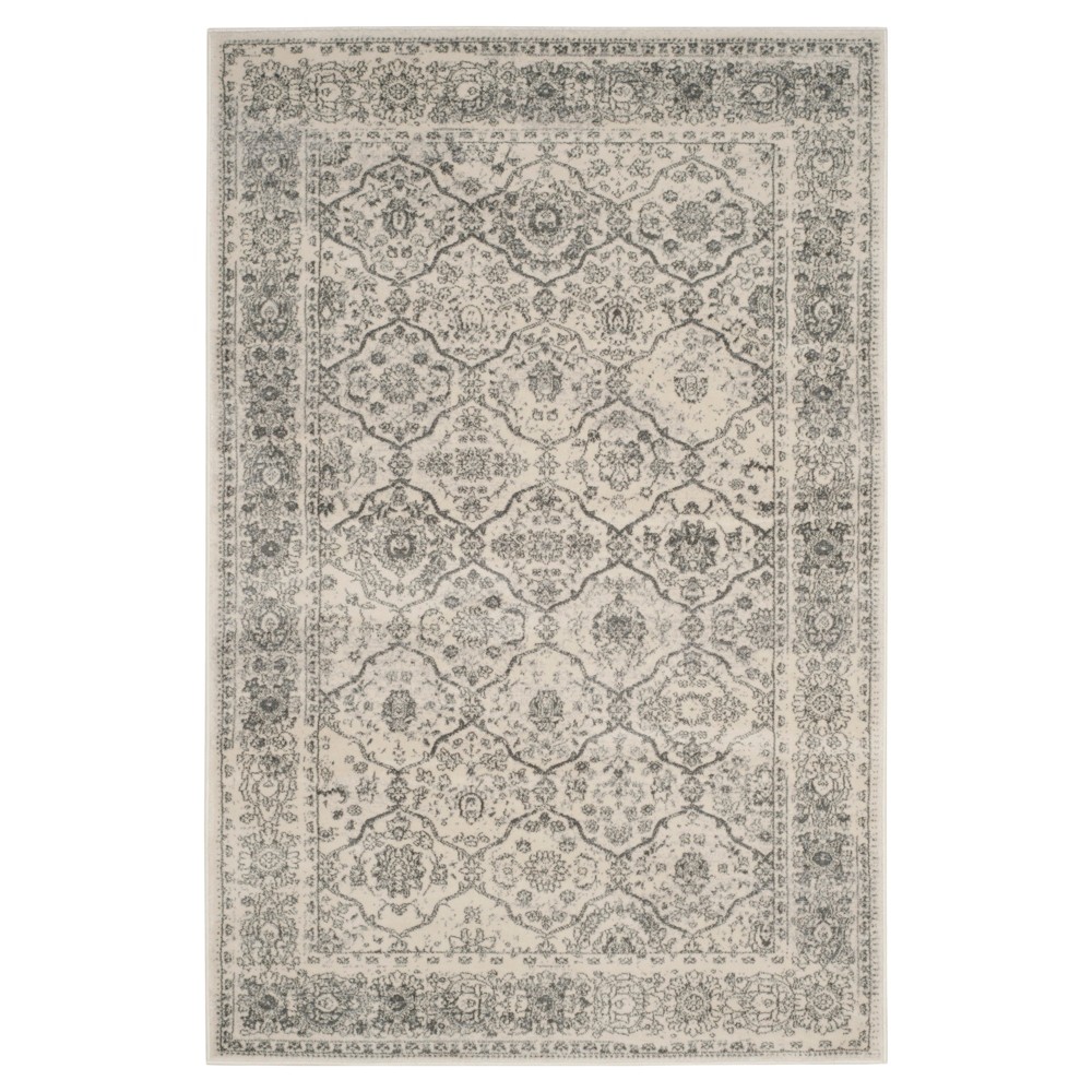 Carnegie Rug - Cream/Dark Gray - (3'x5') - Safavieh