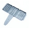 5pcs Imitation Stone Fence Garden Outdoor Gardening Lawn Plastic Isolation PP Fence Simple Splicable Fence(Gray) - 4 of 4