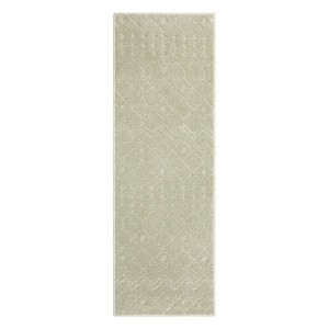 Vintage Soft Waves Rugs Non Slip Non Shedding Floor Carpet for Living Room Bedroom Nursery - 1 of 4