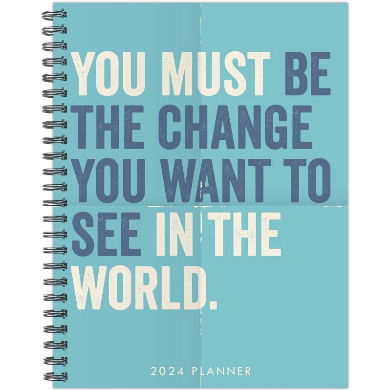 Willow Creek Press 2024 Weekly Planner 8.5&#34;x6.5&#34; Softcover Change, 1 of 6
