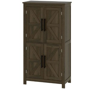 Resenkos Bathroom Floor Cabinet, Bathroom Cabinet, Floor Cabinet for Bathroom, Living Room, Entryway, Kitchen, - 1 of 4