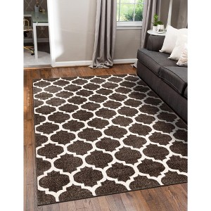 Unique Loom Trellis Philadelphia Geometric Indoor Woven Area Rug - 1 of 4