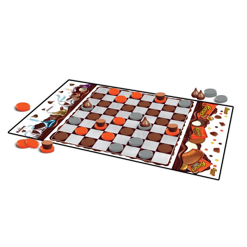 MasterPieces Officially licensed Hershey Checkers Board Game for Families and Kids ages 6 and Up, 5 of 7