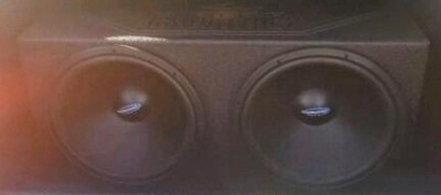 QPower Dual 15" Sealed Subwoofer Box - 3/4" MDF Enclosure For Car Audio Systems