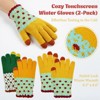 Wrapables Cold Weather Touchscreen Texting Gloves for Women (Set of 2) - 2 of 4