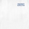 Women's Mickey & Friends Retro Stripes Mickey & Pluto Text T-Shirt - 2 of 4