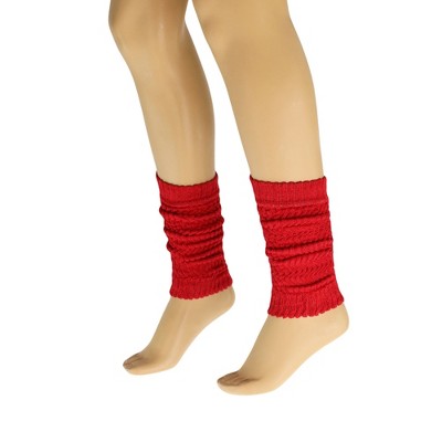 Retro-Inspired Cotton Leg Warmers for Women Soft, Stretchy, 20” Long Knit Warmers 1 Pair