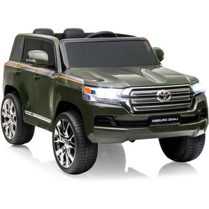 2-Seater 12V Kids Ride On Truck, Electric Toy Car with Remote Control, 3 Speeds, Spring Suspension, Music & LED Lights for Boys and Girls - 1 of 4