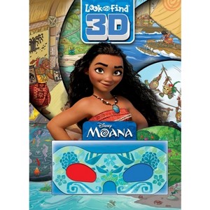 Disney Moana: Look and Find 3D - by  Pi Kids (Hardcover) - 1 of 1