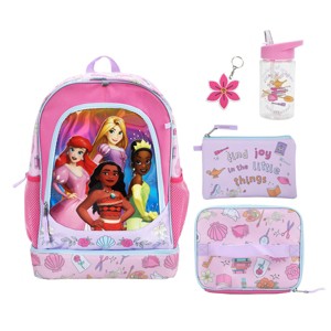 Disney Princess Favorite Characters 5-Piece 17” Backpack And Lunch