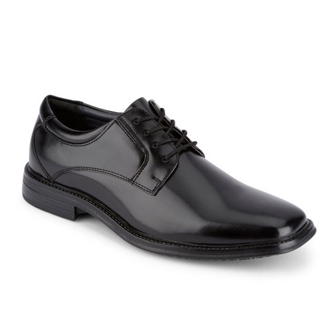 Dockers Mens Irving Slip Resistant Work Dress Oxford Shoe, Black, Size ...