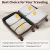 YONWAY Luggage Sets 4 Piece, with Compression Packing Cubes, Hardside Expandable Suitcase Set, with TSA Lock and Spinner Wheel - 4 of 4