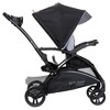 Baby Trend Sit N' Stand 5-in-1 Collapsible Shopper Stroller with Canopy, Visor, Extendable Storage Basket, Phone Tray, and 2 Cup Holders, Stormy - image 2 of 4