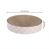 THE LICKER STORE Nelson Modern Cardboard Round Bowl Cat Scratcher with Catnip - 4 of 4