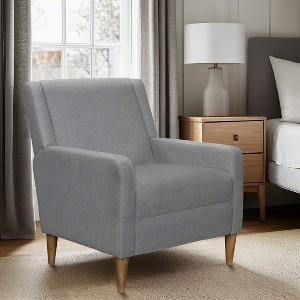 Sapphtopaz 1pc Accent Chair Upholstered Lounge Chair Living Room Chair for Living Room Bedroom Studio - 1 of 4