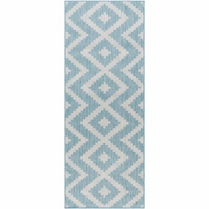 Hauteloom Anke Aqua Area Rug - 1 of 4