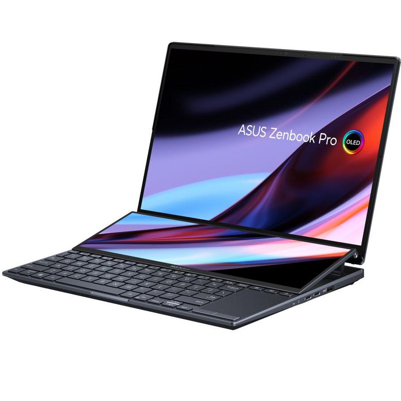 ASUS Zenbook Pro 14 Duo 14.5” 16:10 Touch Display, 120Hz, Intel i9-13900H, Geforce RTX 4060, 32GB RAM, 2TB SSD, Win 11 Home, Black, UX8402VV-PS96T, 3 of 5