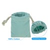 Unique Bargains 100% Cotton Reusable Washable Dust Drawstring Bag 12 Pcs - 3 of 4
