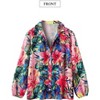 Nlife Women Lapel Collar Floral Print Button Down Long Sleeve Elastic Cuff Shirt - 2 of 4