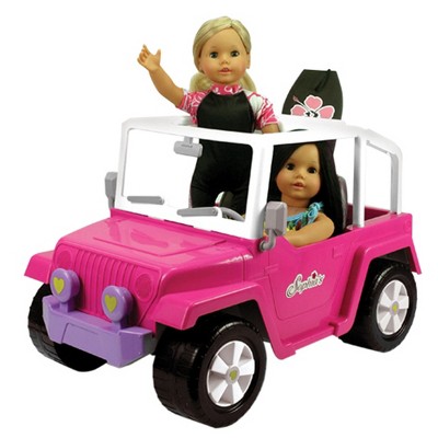 Sophia’s 4 x 4 Hot Pink Beach Cruiser Truck for 18" Dolls