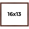 PosterPalooza | Classic Modern Brown Picture Frame - UV Acrylic, Backing Board, Hanging Hardware Included - 2 of 4