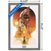 Trends International Star Wars: The Book of Boba Fett - Boba and Firespray Framed Wall Poster Prints - 3 of 4