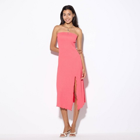 Женские платья Wild Fable Women's Sleeveless Midi Tube Dress - Wild Fable™ Pink XXL
