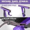 Liquid Stands Piano Keyboard Stand - Z Style Adjustable and Portable Keyboard Stand for Kids and Adults -Fits 54-88 Key Electric Pianos (Purple) - 4 of 4